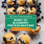 Homemade Blueberry Protein Muffins Recipe