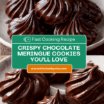 Delicious Chocolate Meringue Cookies Recipe