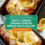 Lemon Cream Cheese Bread with Citrus Glaze Recipe