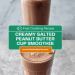 Salted Peanut Butter Cup Smoothie Recipe