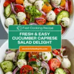 Cucumber Caprese Salad Recipe