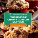 Cherry Cobbler Muffins Recipe