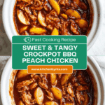 Crockpot BBQ Peach Chicken Recipe