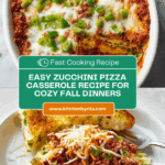 Zucchini Pizza Casserole Recipe