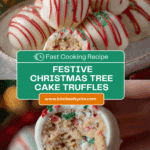 Christmas Tree Cake Truffles with Little Debbies cakes Recipe
