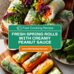 Fresh Spring Rolls with Peanut Sauce Recipe