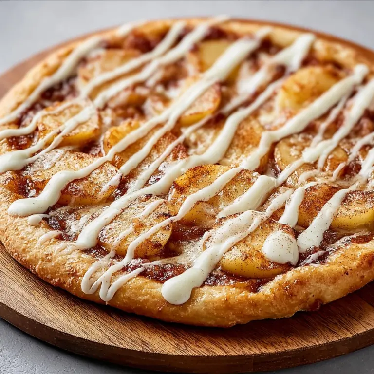 Cinnamon Sugar Dessert Pizza Recipe