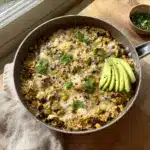 Salsa Verde Chicken & Rice Skillet Recipe
