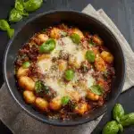 Cheesy Bolognese Gnocchi Bake Recipe