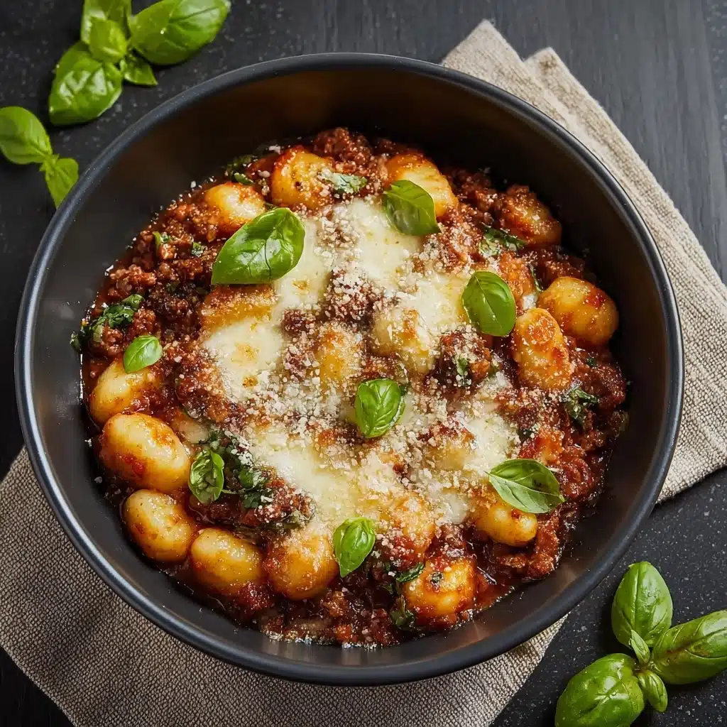 Cheesy Bolognese Gnocchi Bake Recipe