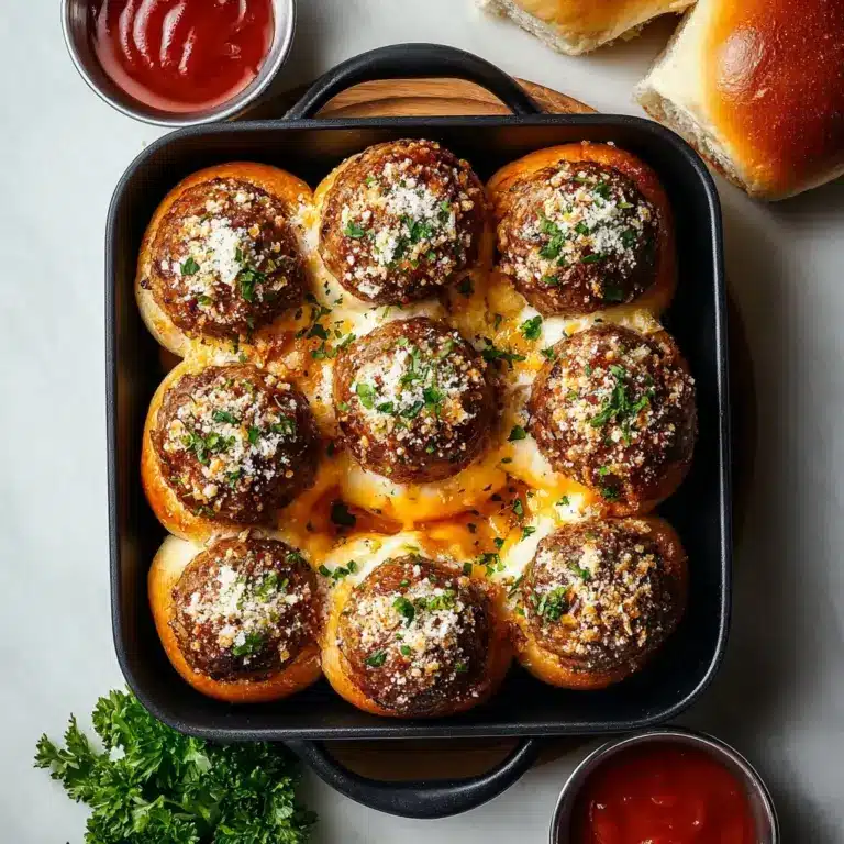 Irresistible Garlic Parmesan Cheeseburger Bombs Recipe