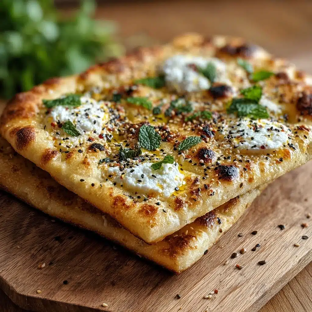 Easy 2-Ingredient Cottage Cheese Flatbread Recipe - Recipe Image