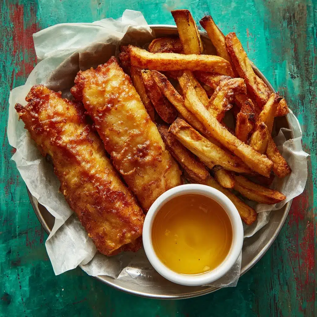 The Best Beer Battered Fish and Chips Recipe - Recipe Image