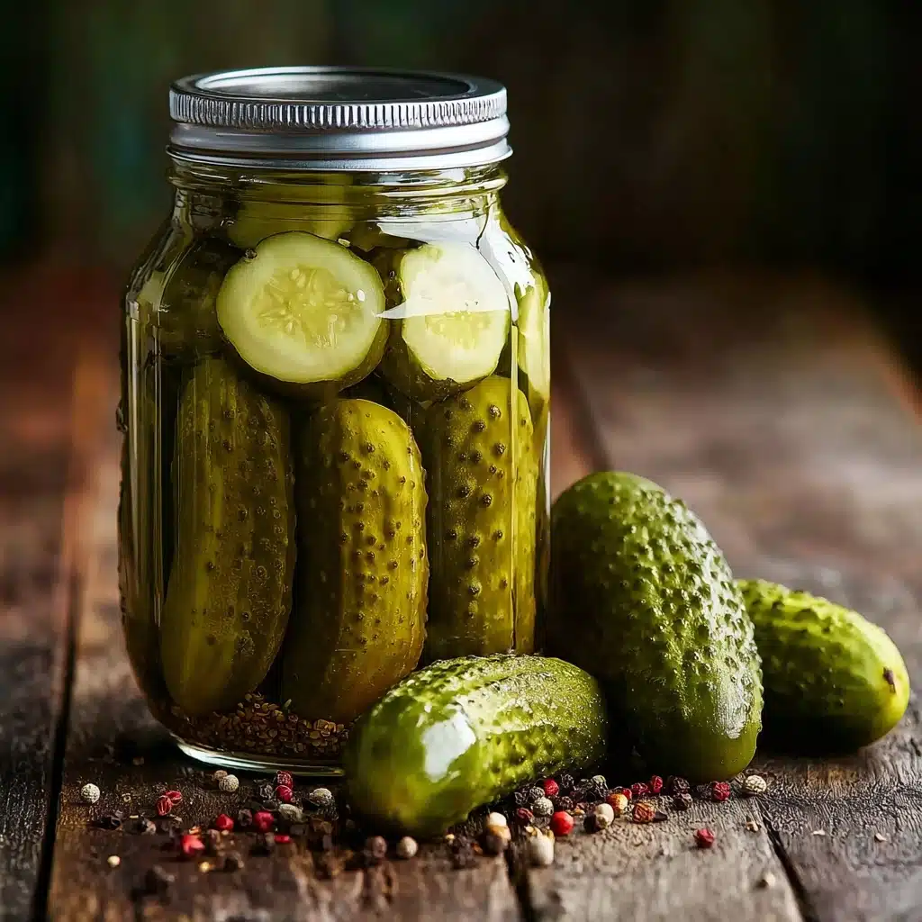 Easy Homemade Canned Dill Pickles Recipe - Recipe Image