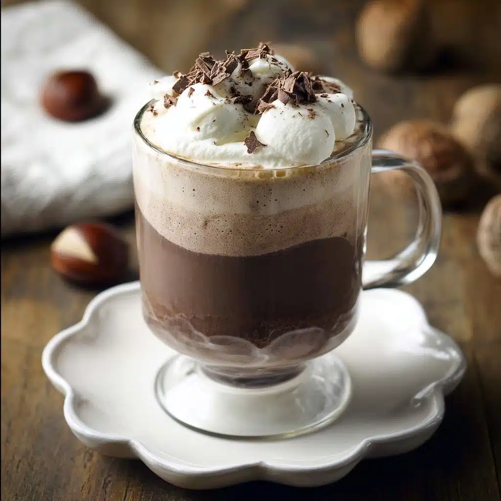Chestnut Hot Chocolate with Boozy Whipped Cream Recipe - Recipe Image