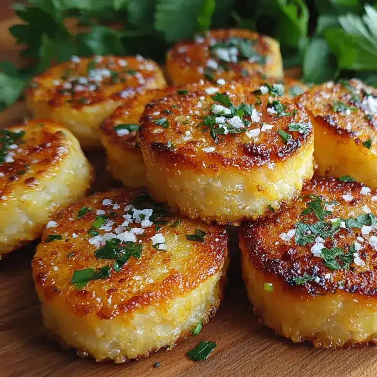 Crispy Parmesan Polenta Rounds Recipe