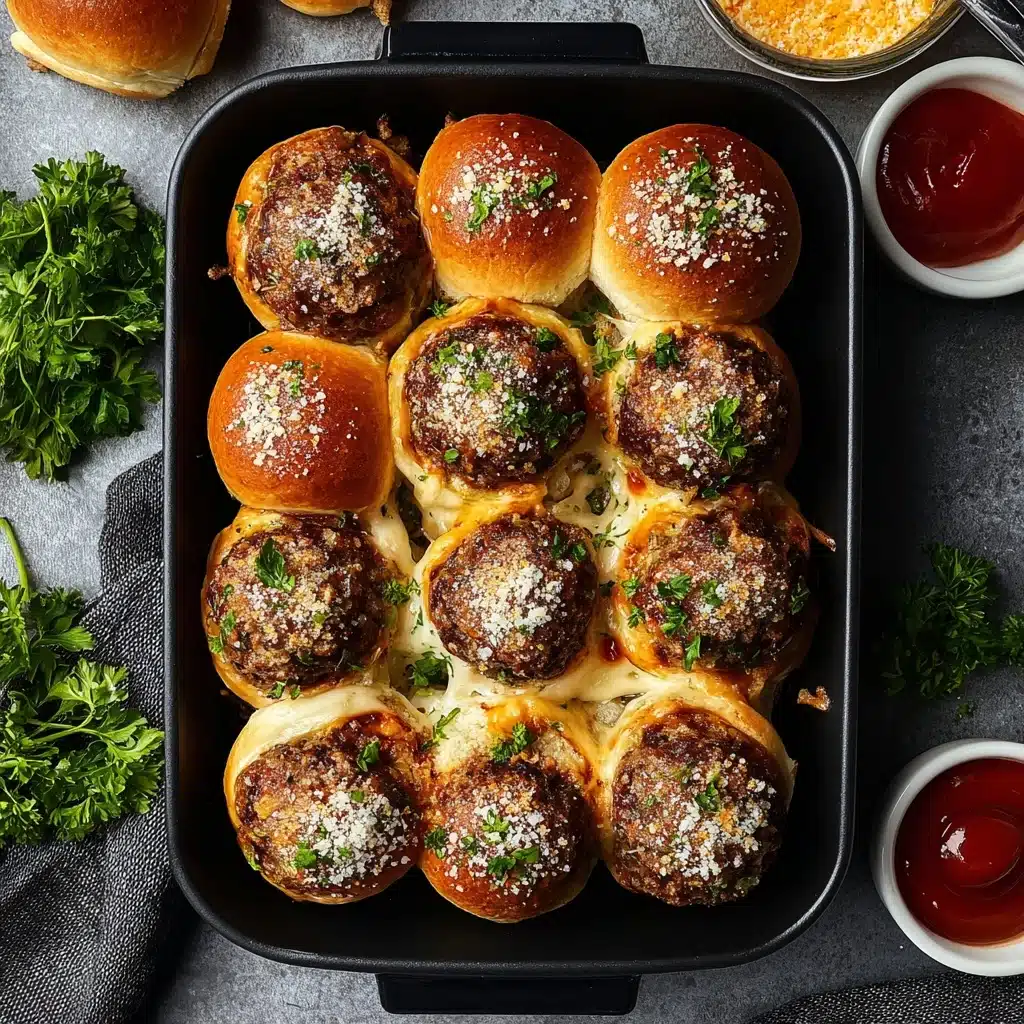 Irresistible Garlic Parmesan Cheeseburger Bombs Recipe - Recipe Image
