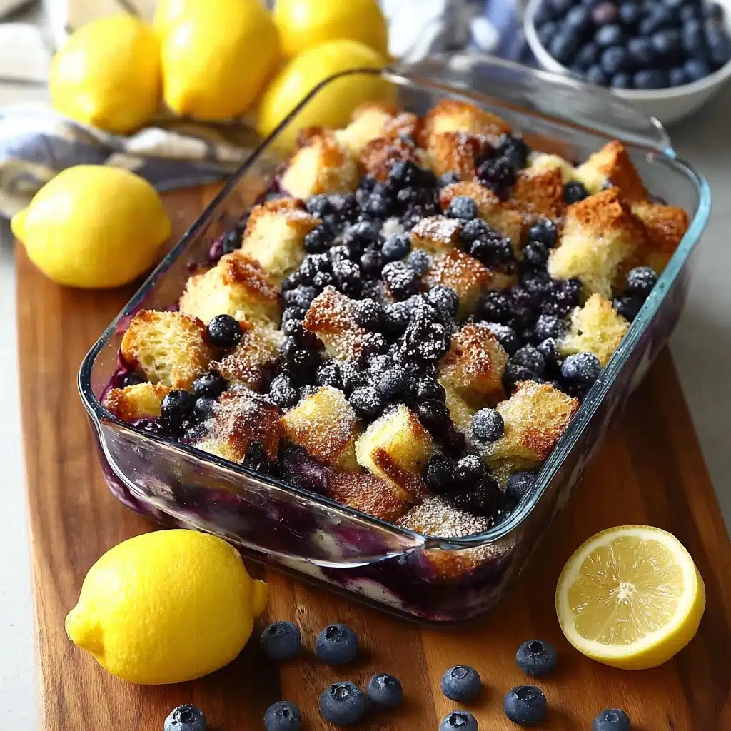 Overnight Lemon Blueberry French Toast Recipe - Recipe Image