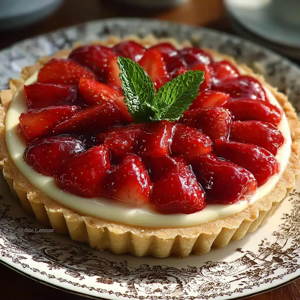 Vanilla Custard & Strawberry Tart Recipe