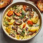 Russian Potato and Mushroom Soup Recipe