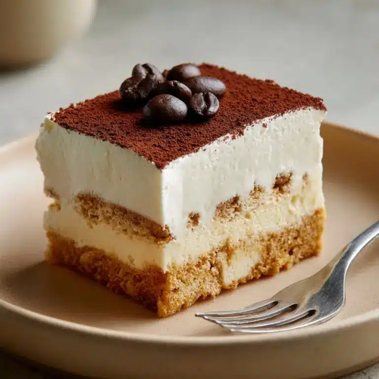 No-bake Tiramisu Cheesecake Recipe