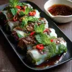 Thai Basil Beef Rolls Recipe