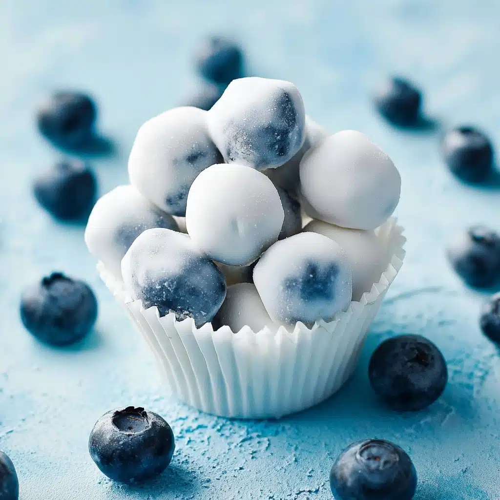 Quick Frozen Greek Yogurt Blueberry Bites Recipe