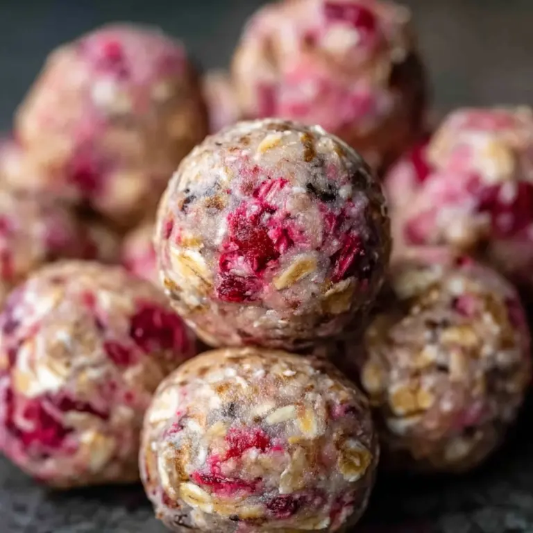 Strawberry Cheesecake Protein Balls Recipe