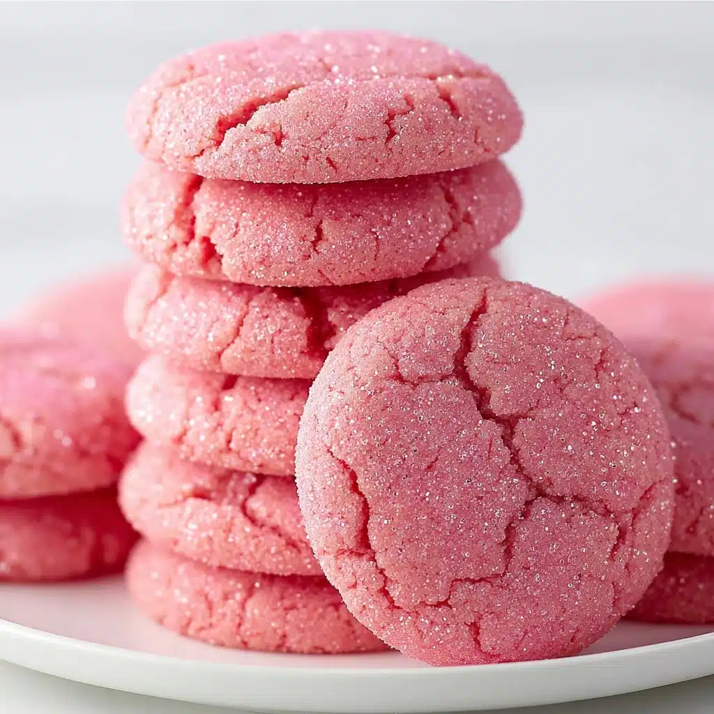 Mexican Pink Cookies (Polvorones Rosas) Recipe - Recipe Image