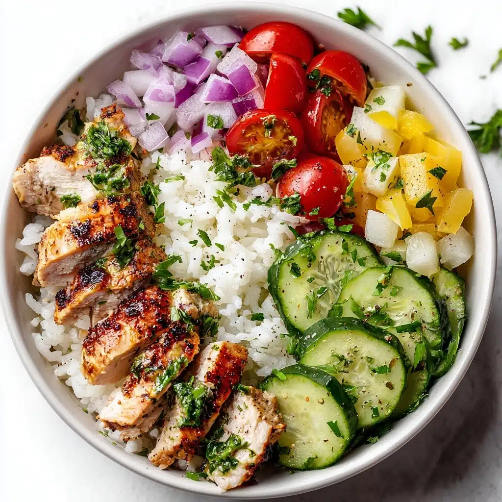 Healthy Greek Chicken Bowls Recipe