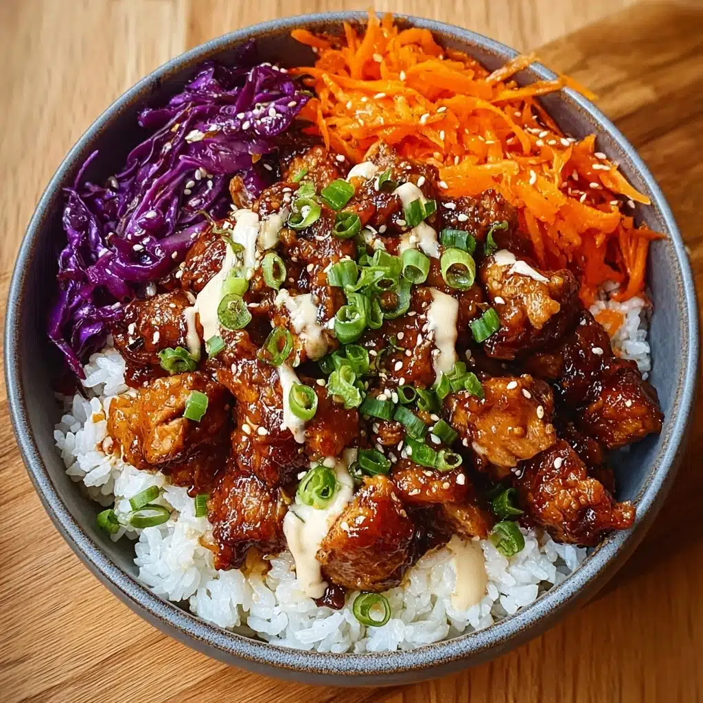 Korean BBQ Chicken Bowls with Gochujang Cream Sauce Awaits! Recipe - Recipe Image