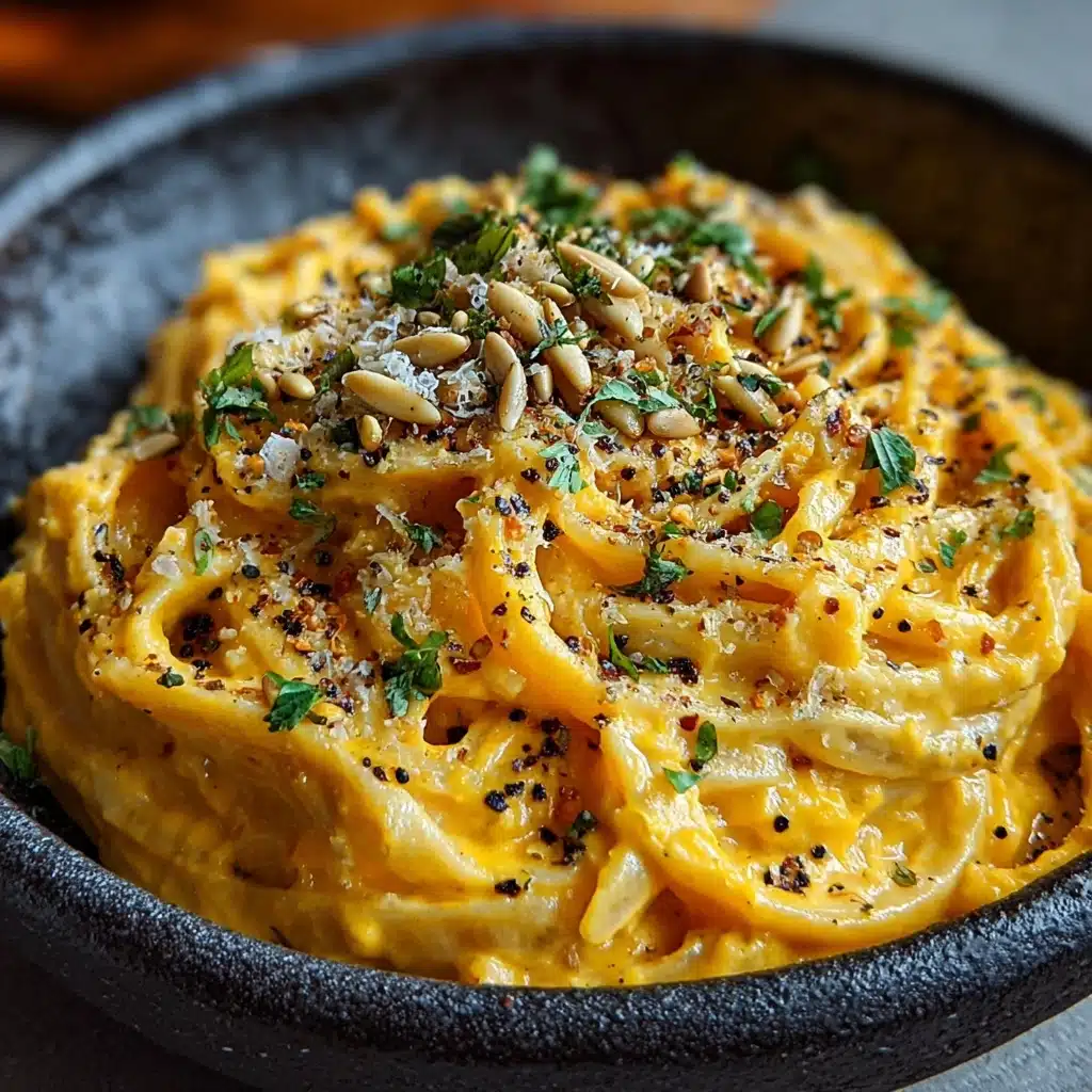 Creamy Pumpkin Alfredo Pasta Recipe - Recipe Image