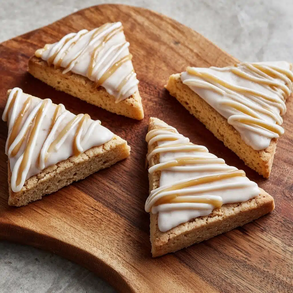 Fresh Milled Pumpkin Scones with Spiced Pumpkin Drizzle Recipe