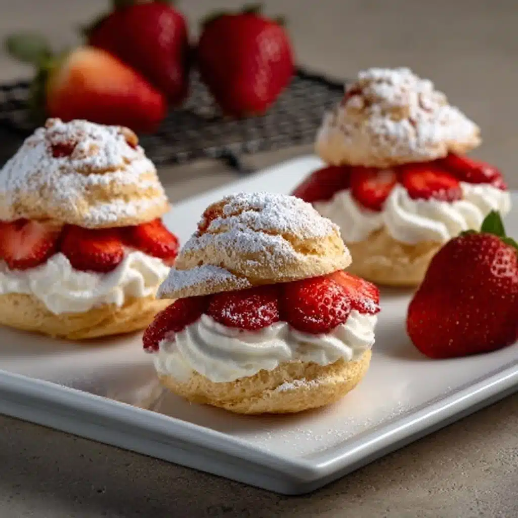 Strawberry Cream Puffs Recipe