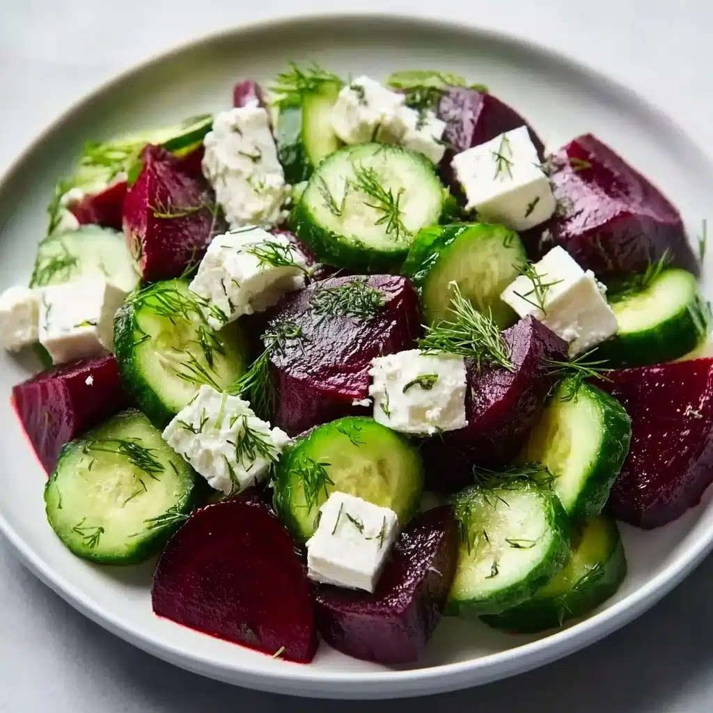 Beet Salad with Feta, Cucumbers, and Dill Recipe - Recipe Image