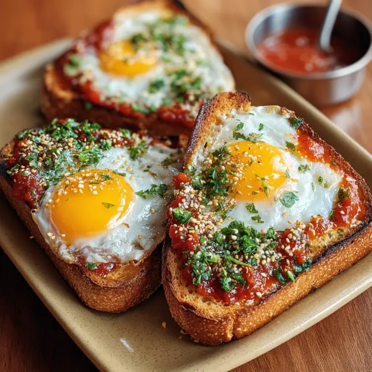 Shakshouka Toast Recipe