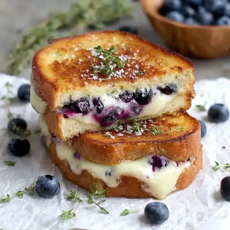 Crispy Blueberry Grilled Cheese Recipe