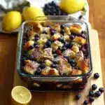 Overnight Lemon Blueberry French Toast Recipe