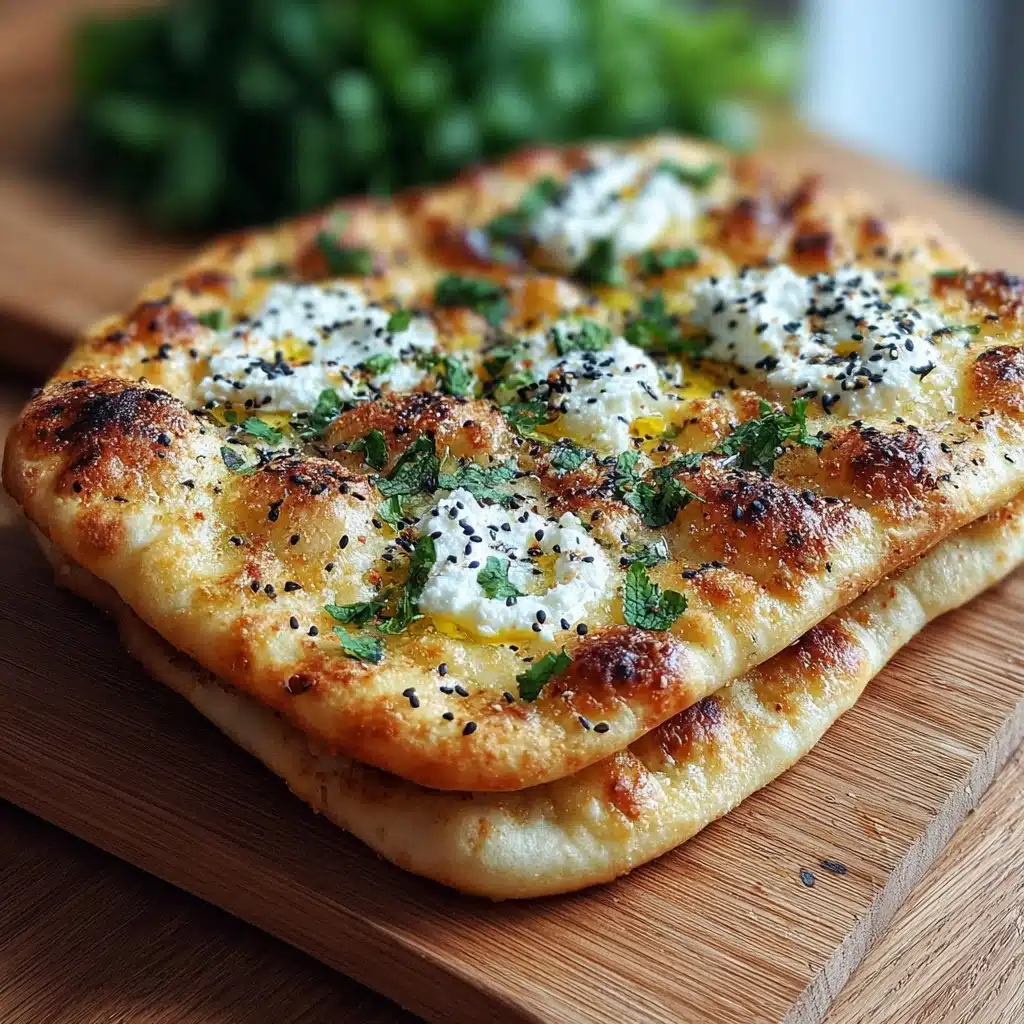 Easy 2-Ingredient Cottage Cheese Flatbread Recipe - Recipe Image