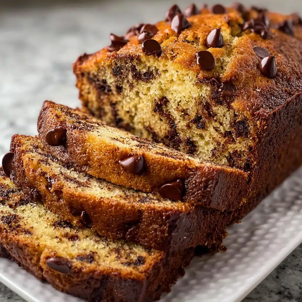 Irresistible Super Moist Chocolate Chip Banana Bread Recipe