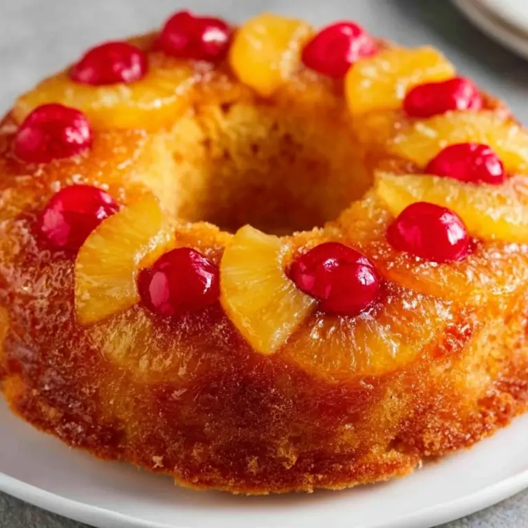 Easy Pineapple Upside Down Cake Recipe