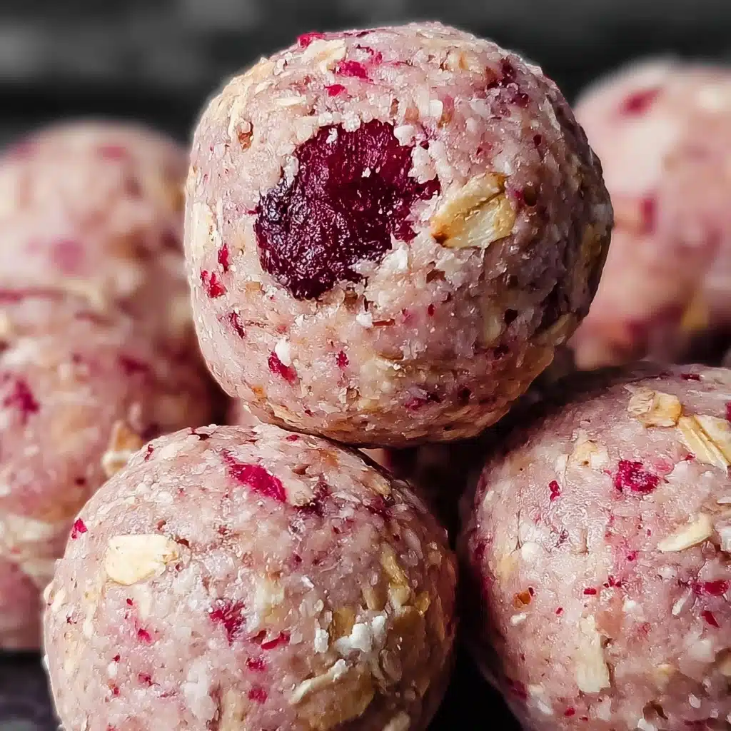 Strawberry Cheesecake Protein Balls Recipe - Recipe Image