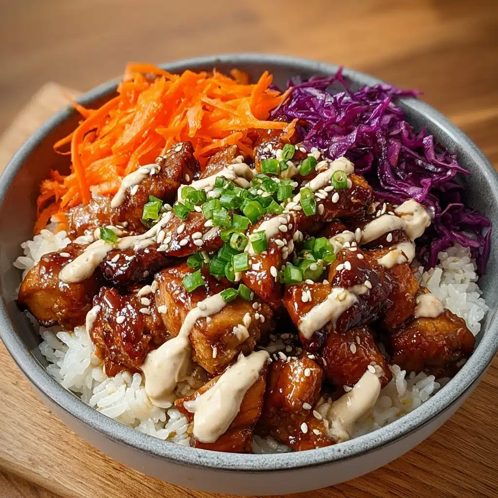 Korean BBQ Chicken Bowls with Gochujang Cream Sauce Awaits! Recipe - Recipe Image