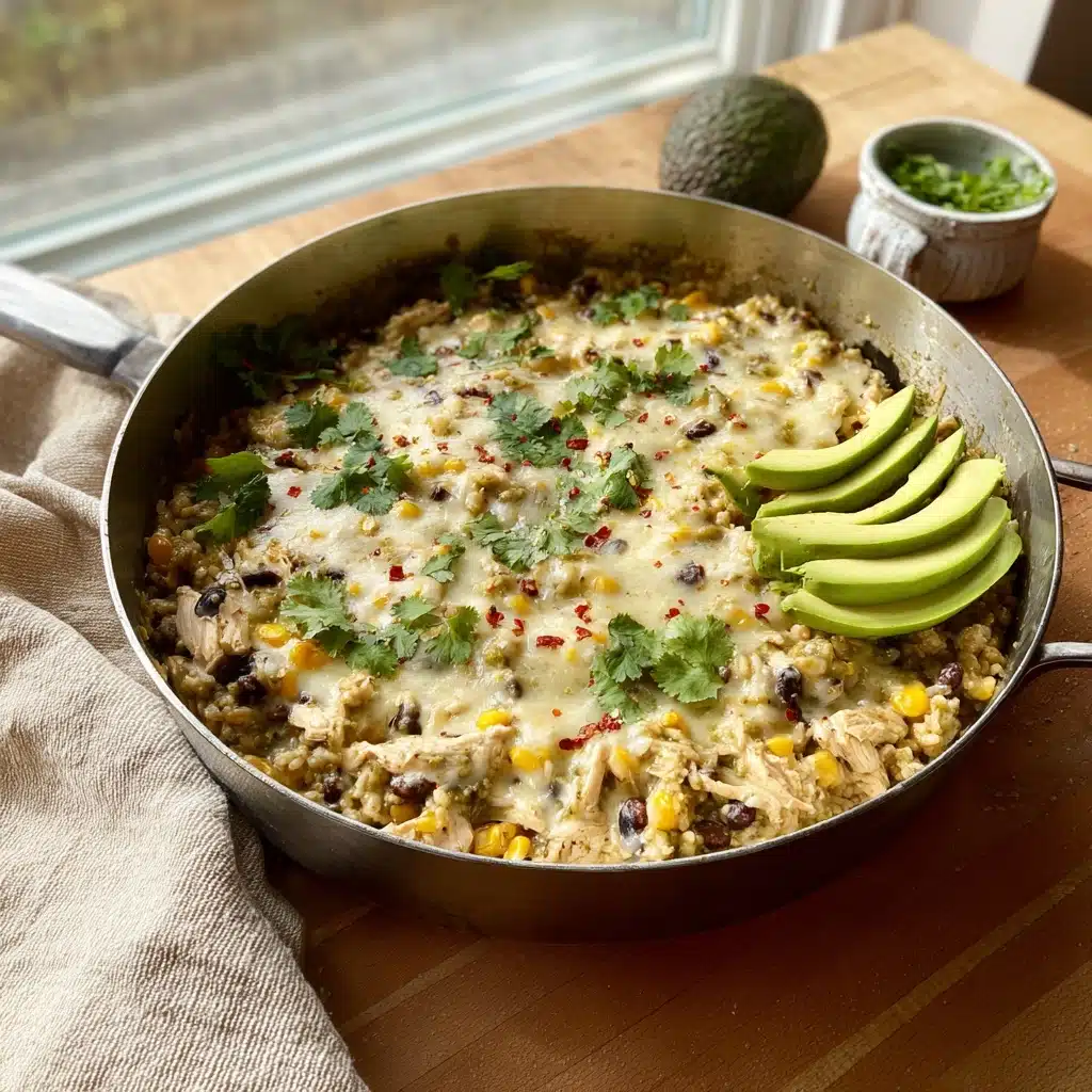 Salsa Verde Chicken & Rice Skillet Recipe - Recipe Image