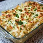 Chicken Alfredo Pasta Bake Recipe