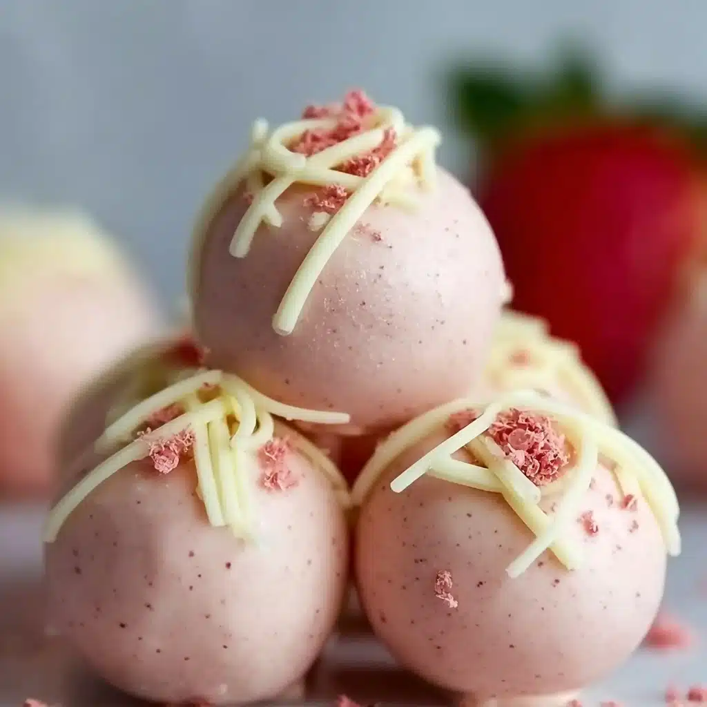 Strawberry Cheesecake Protein Balls Recipe