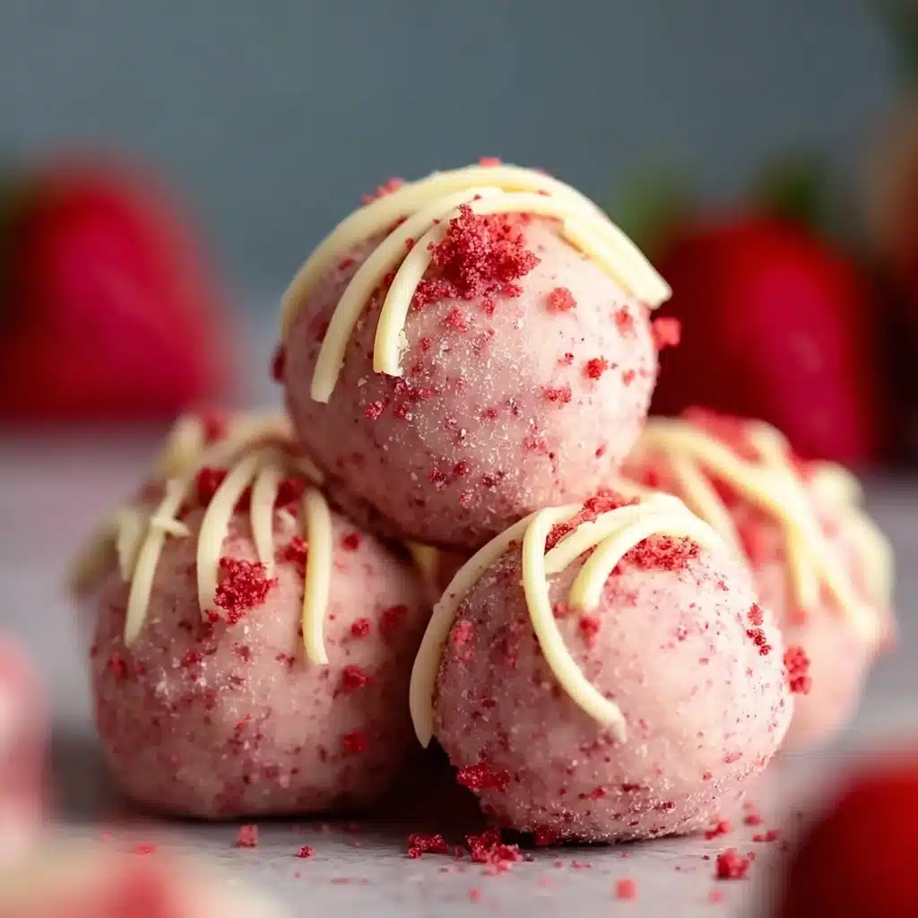 Strawberry Cheesecake Protein Balls Recipe - Recipe Image