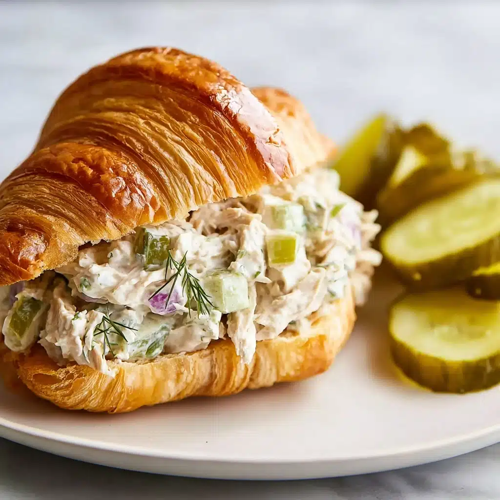 Savory Dill Pickle Chicken Salad Recipe