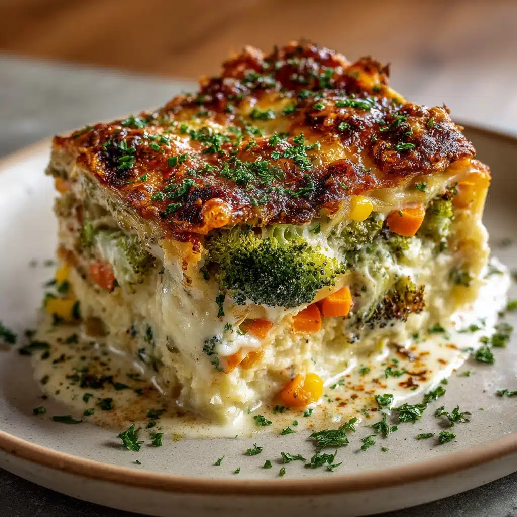 Cheesy Vegetable Casserole: My Grandmother’s Magic Touch Recipe - Recipe Image