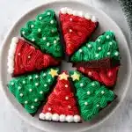 Frosted Christmas Brownies Recipe